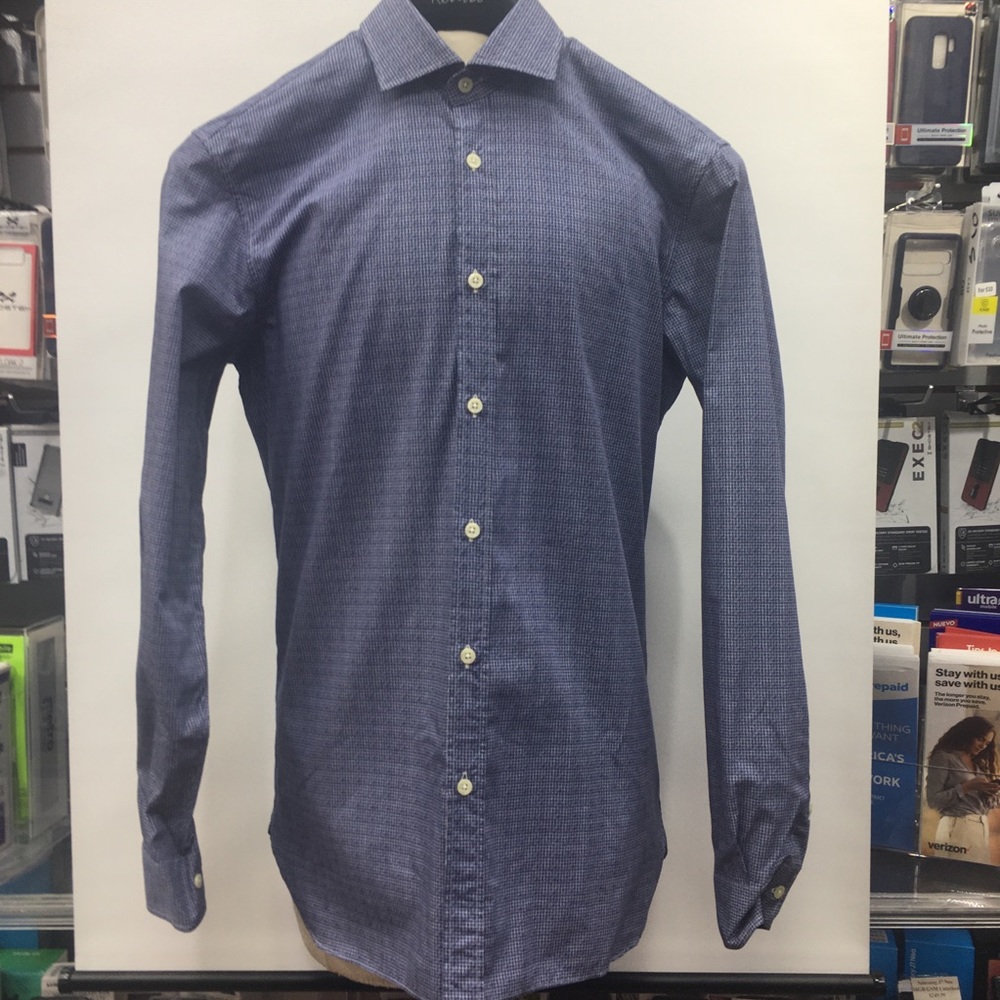 Z Zegna Dress Shirt Blue 40 Size